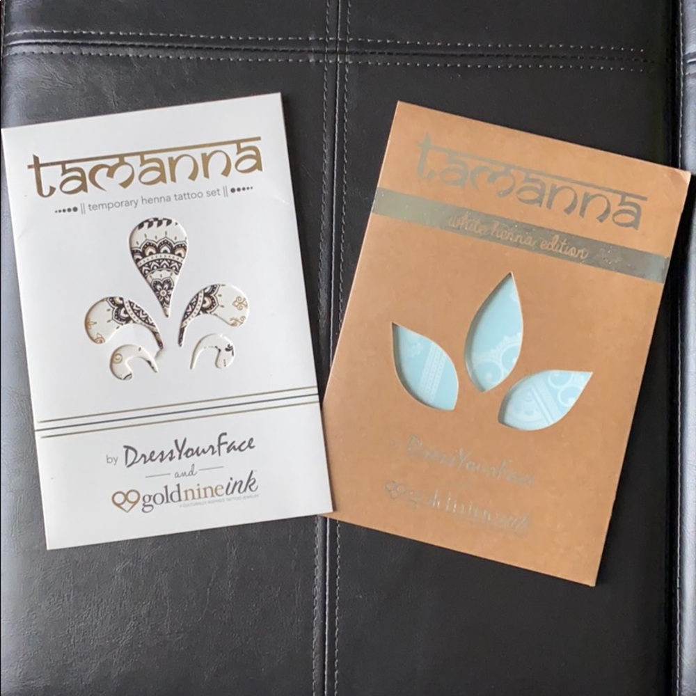 Tamanna -Dress your Face temporary henna tattoos